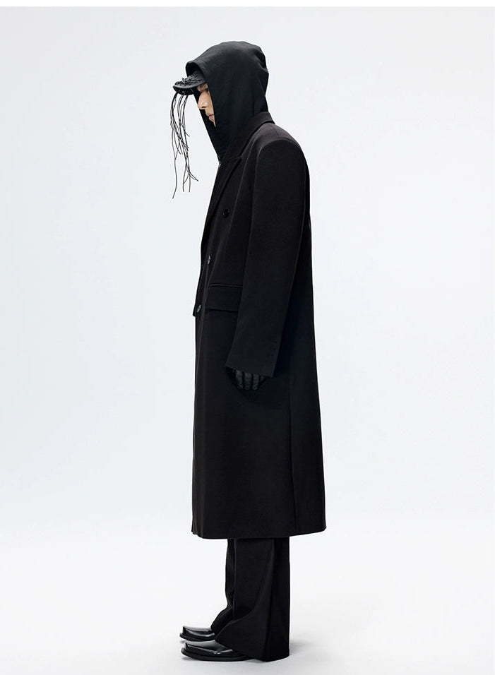 Classic Tweed Long Coat