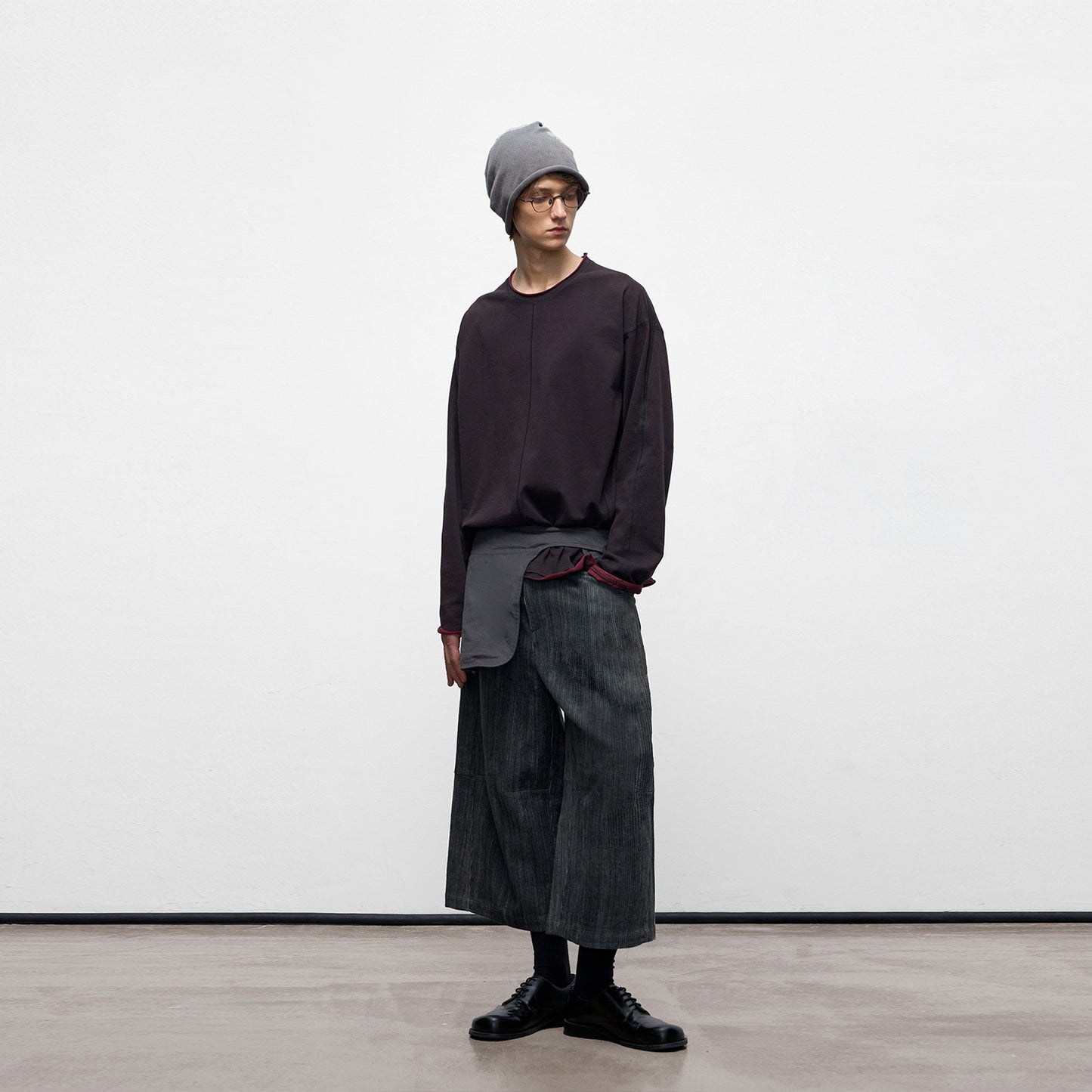 Two-tone long sleeve T-shirt