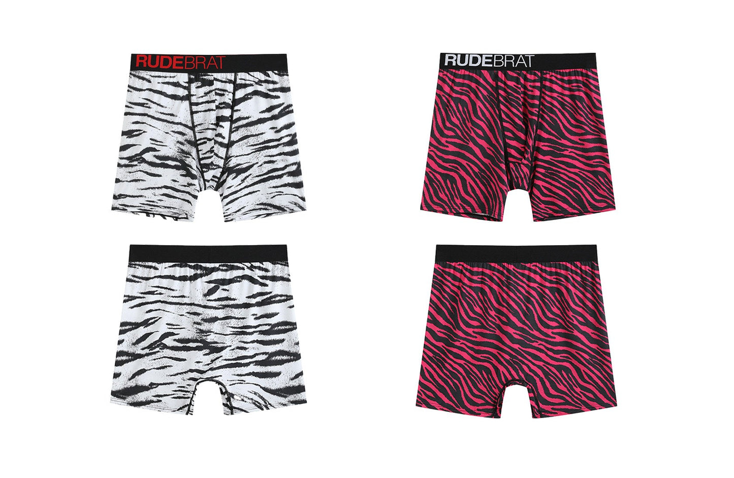 'REBEL' tiger print modal briefs