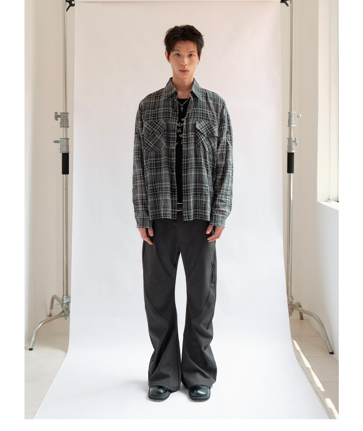 curved 3D structure knife trouser