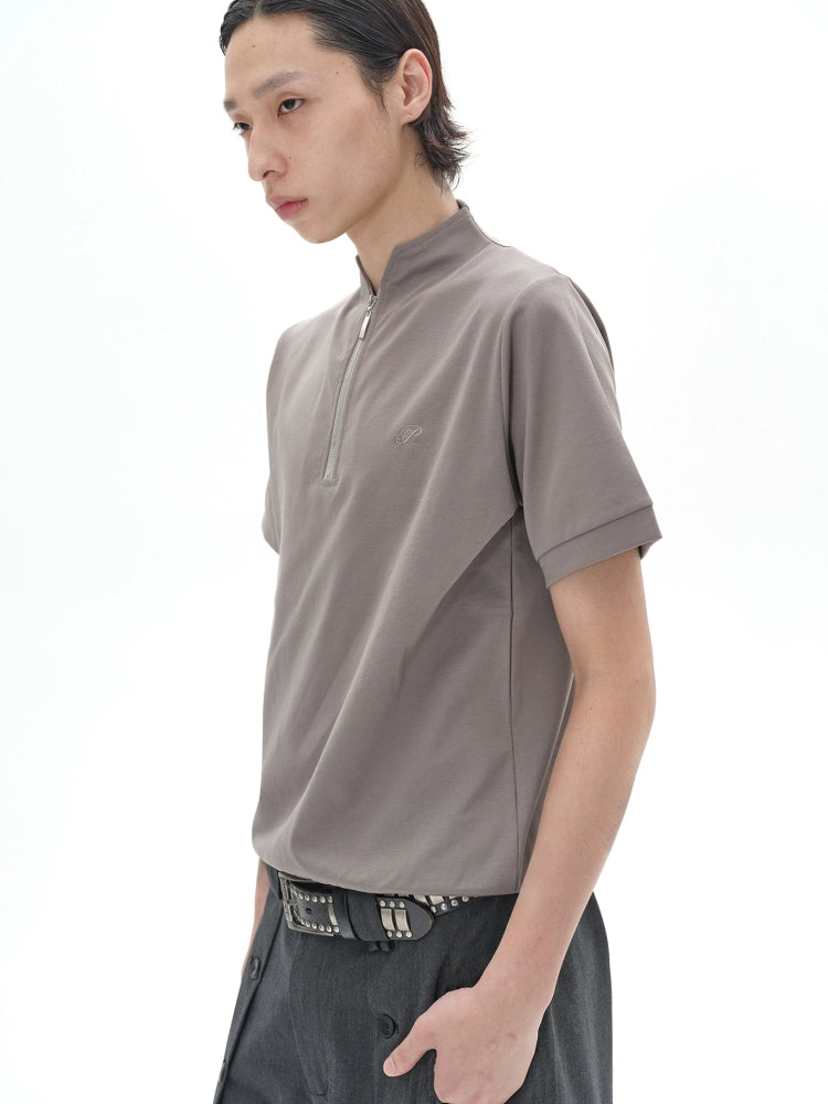 Zip Polo Shirt