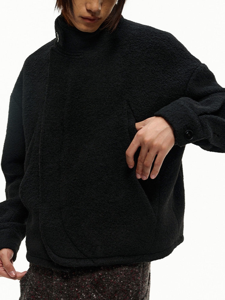 Wool Buckle Loop Jacket