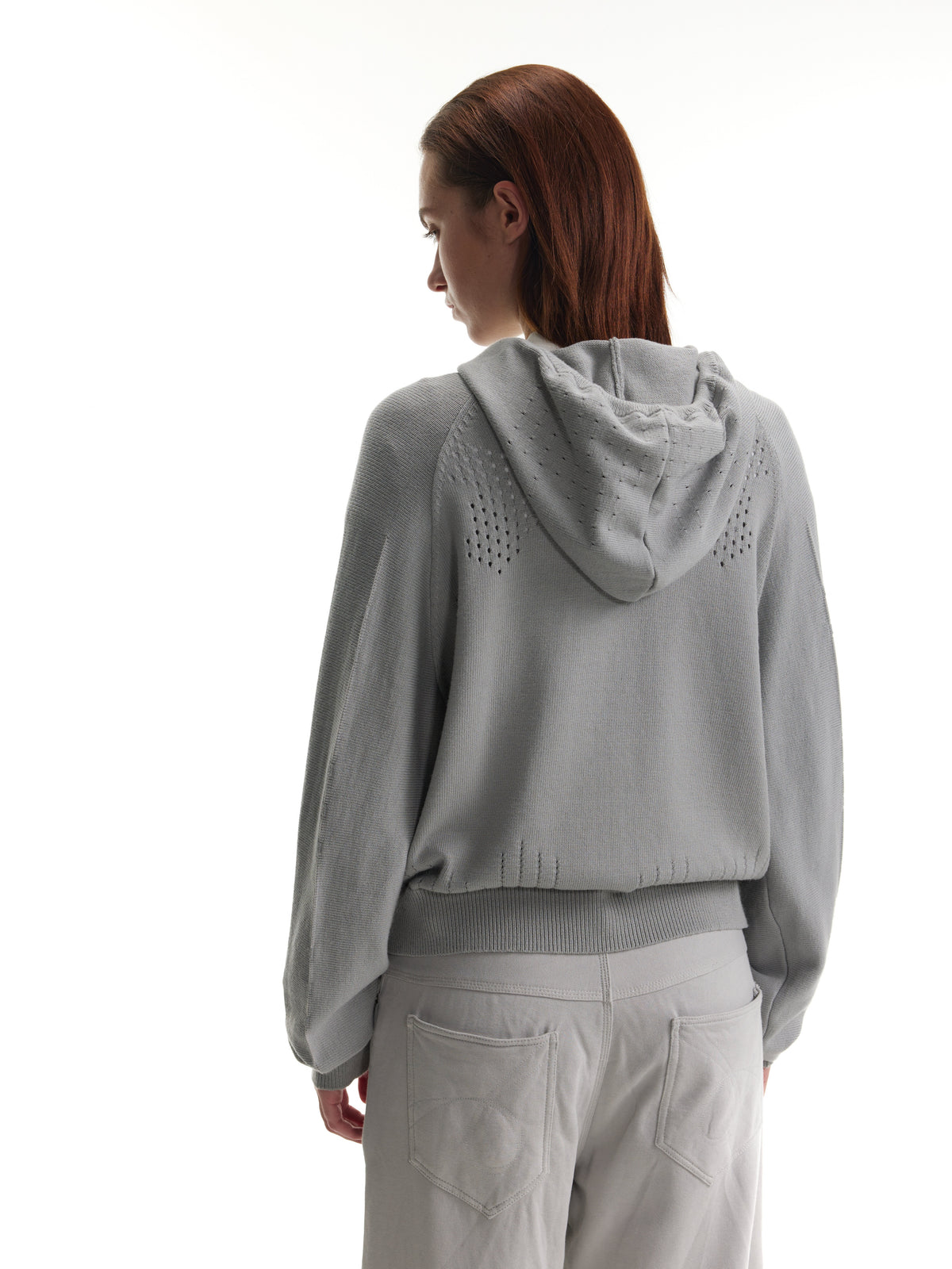Respire Hollow Cutout Hoodie