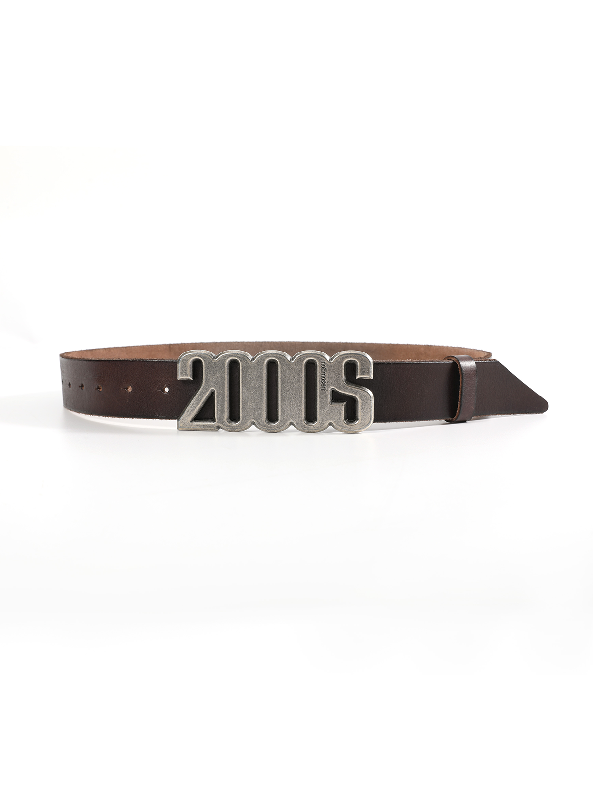 no E mosen 2000S metal buckle leather belt