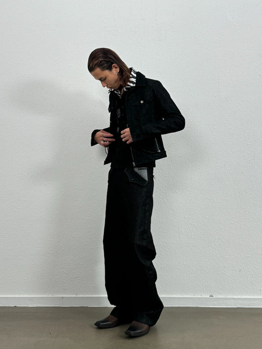 "RUDEBART Skeleton" straight jeans