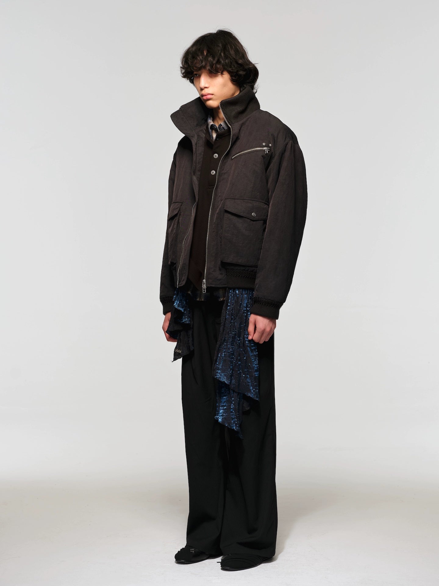 Aviator Bomber Padded Jacket