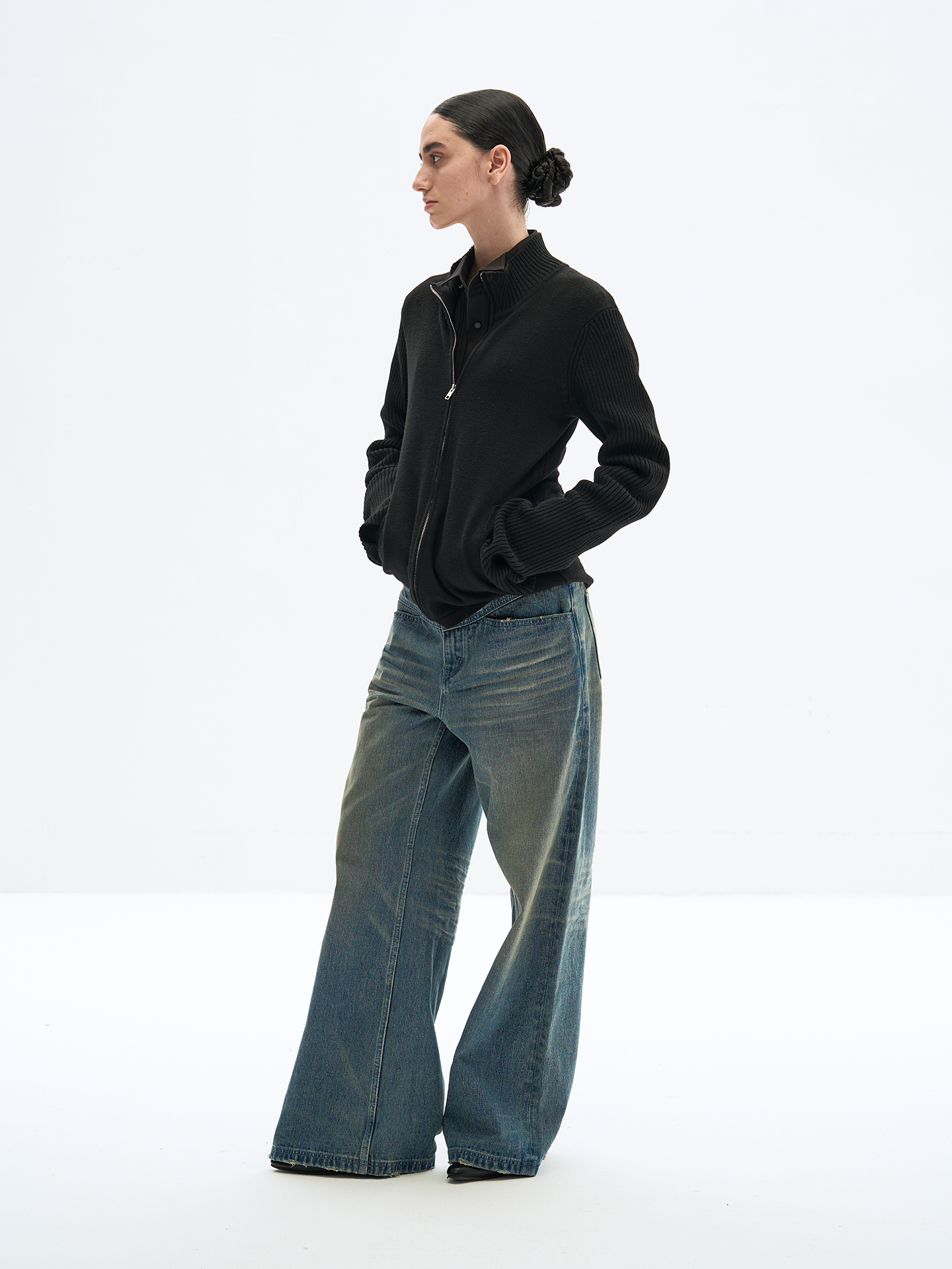 Washed loose Jeans
