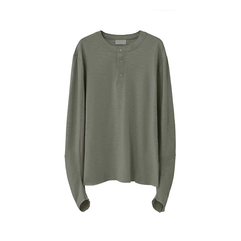 Sun Embroidery Machete Long Sleeve T-Shirt