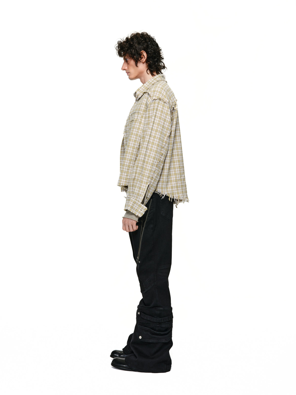 AURORA SLOUCH FIT WASHED CHECK SHIRT