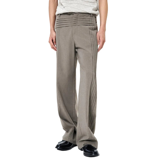 'Traccia' High-Waisted Trousers