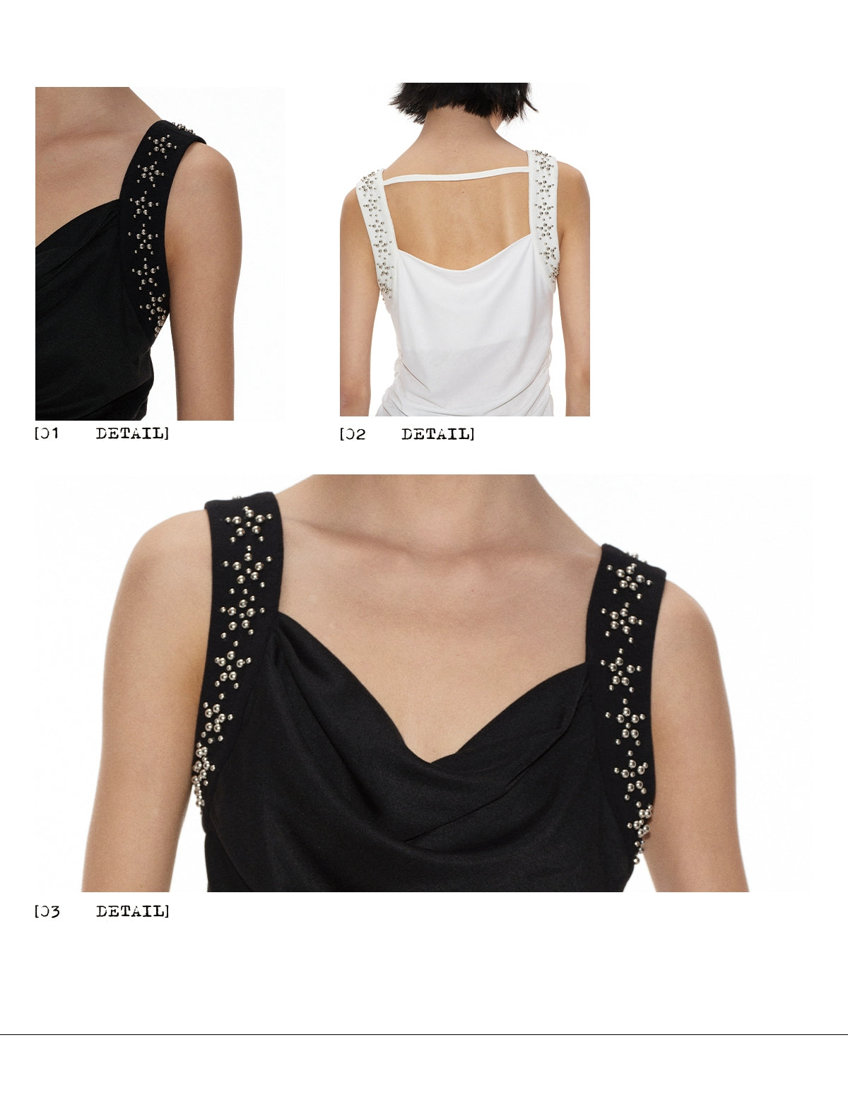 Studded Swing Neck Top
