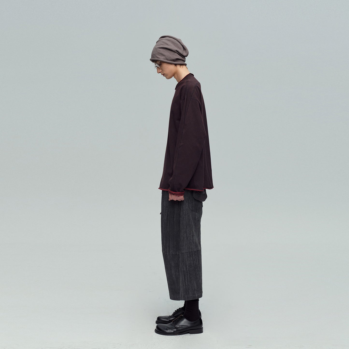 Two-tone long sleeve T-shirt