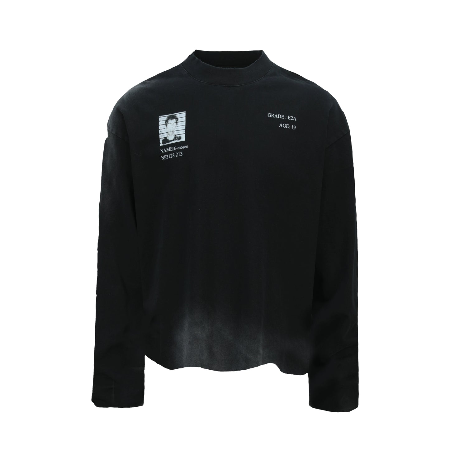 emotional prisoner print  heavyweight long-sleeve T-shirt