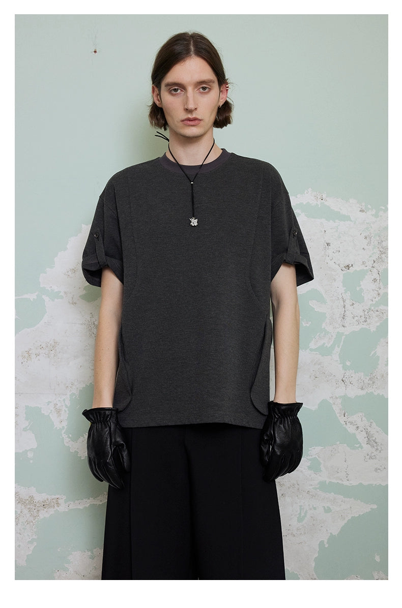 3D Structure Short Sleeve T-shirt