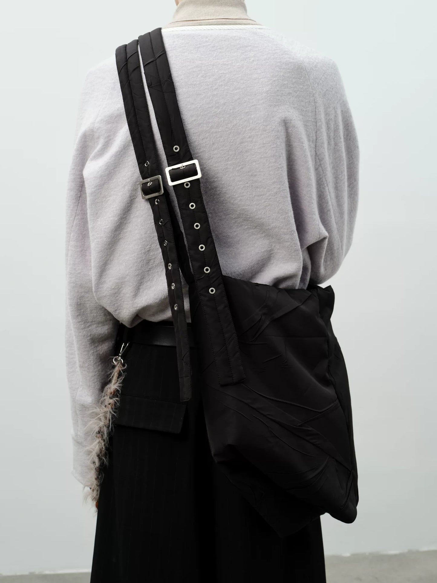 GRAINMUSTARD Thinsulate Cotton Pressed Shoulder Bag