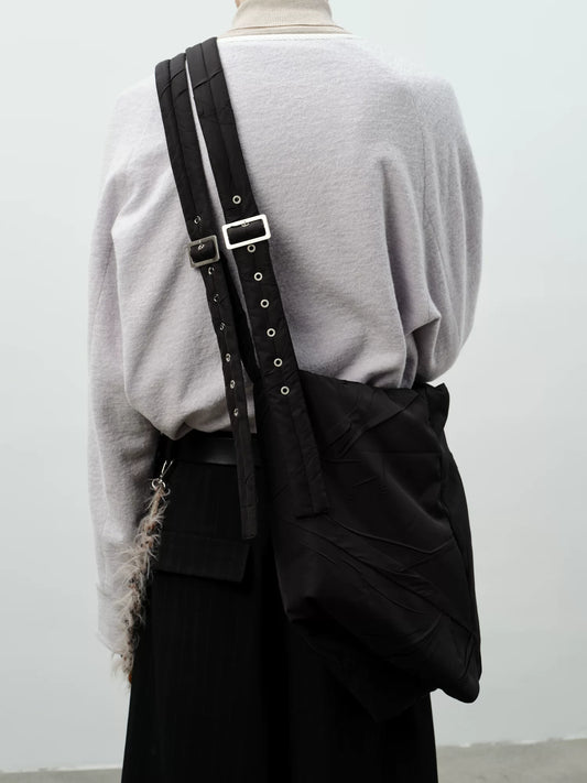 GRAINMUSTARD Thinsulate Cotton Pressed Shoulder Bag