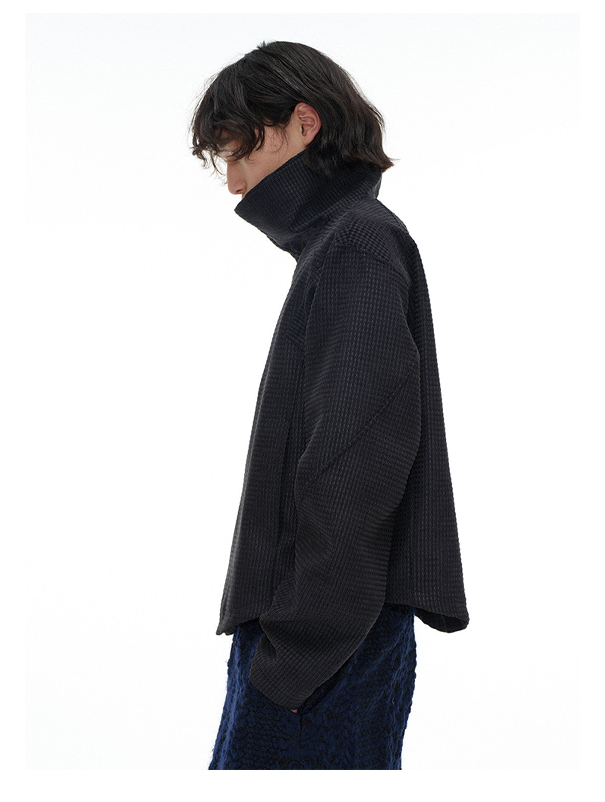 Jacquard cropped jacket