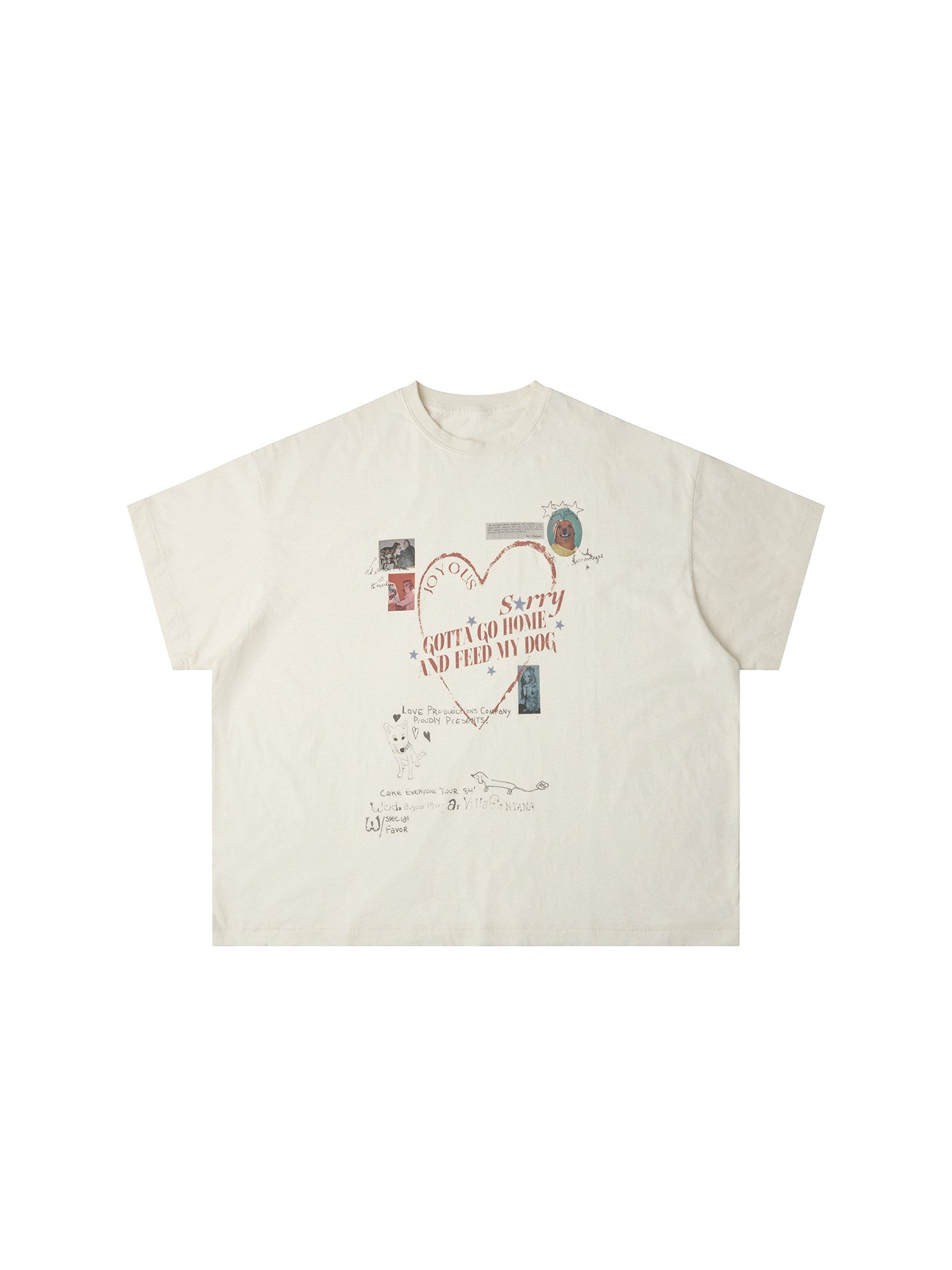 WALK MY DOG* Vintage distressed short sleeve t-shirt