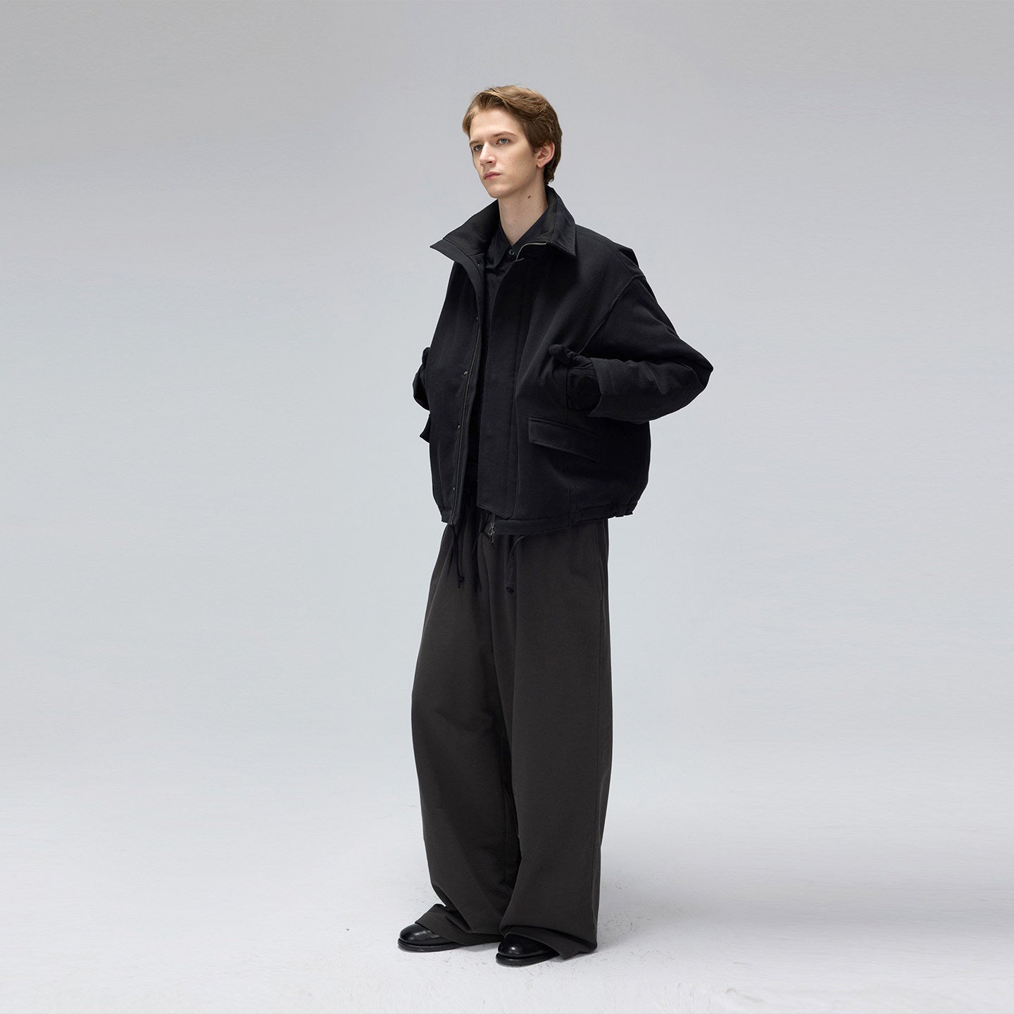 Zipper padded jacket