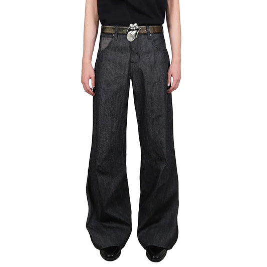 Embroidered Flare Pants