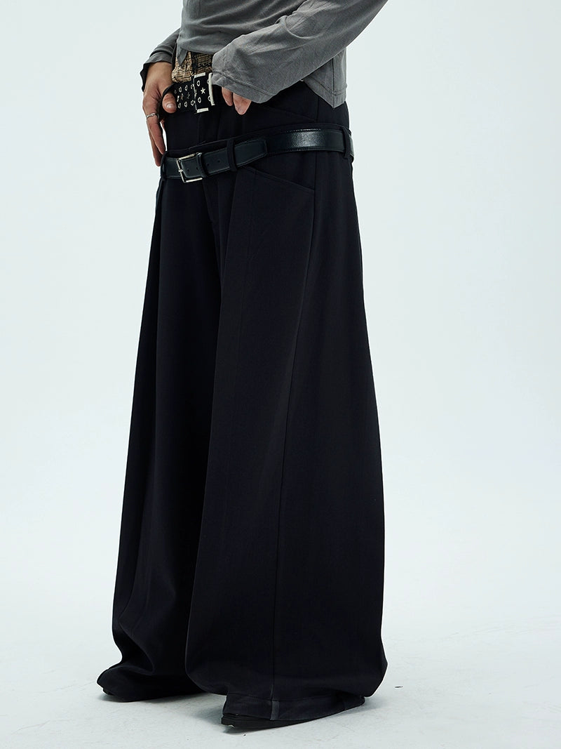 Double Waist Baggy Trouser