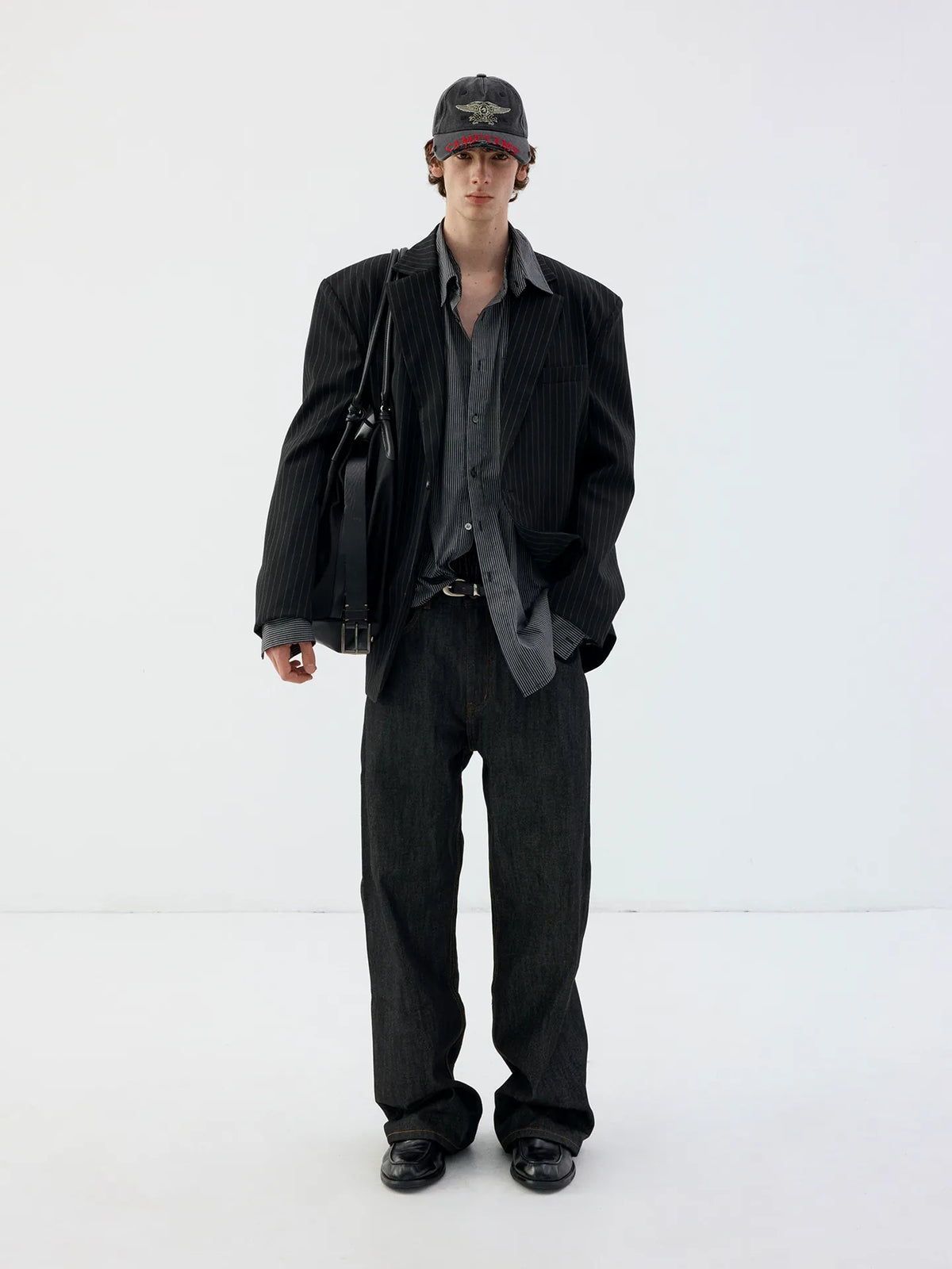 Black Raw Cow Jeans