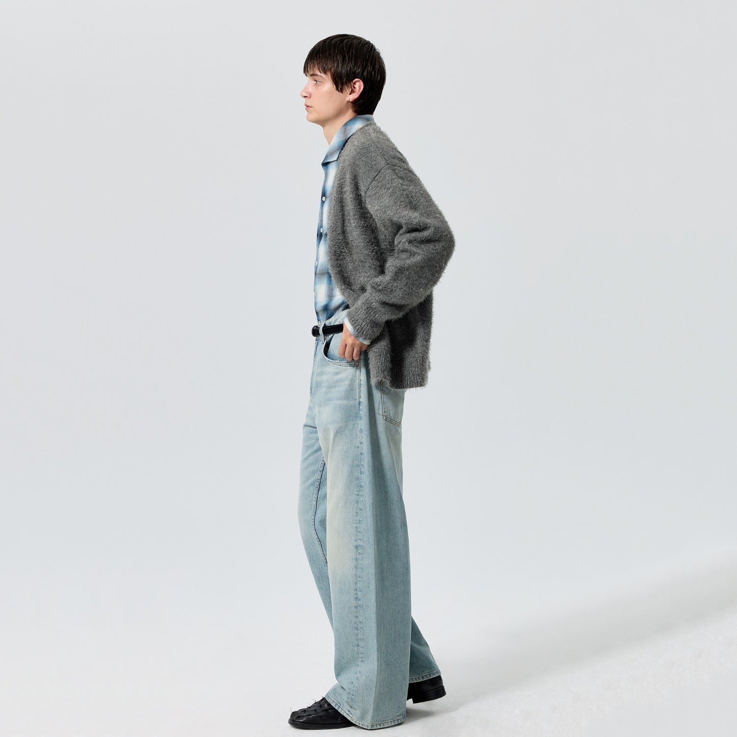 Wool Lazy Cardigan