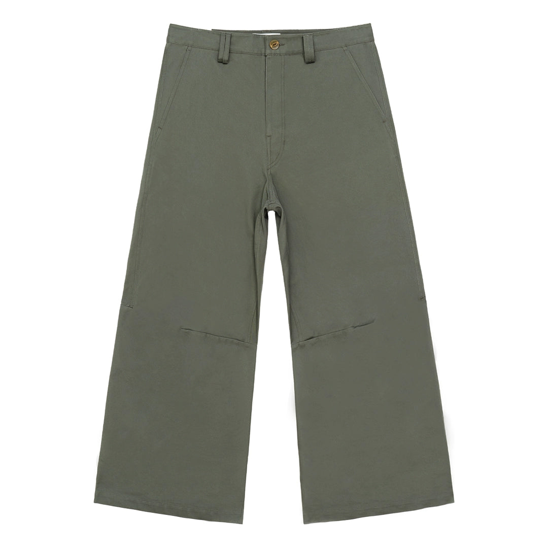 Straight-leg casual trousers