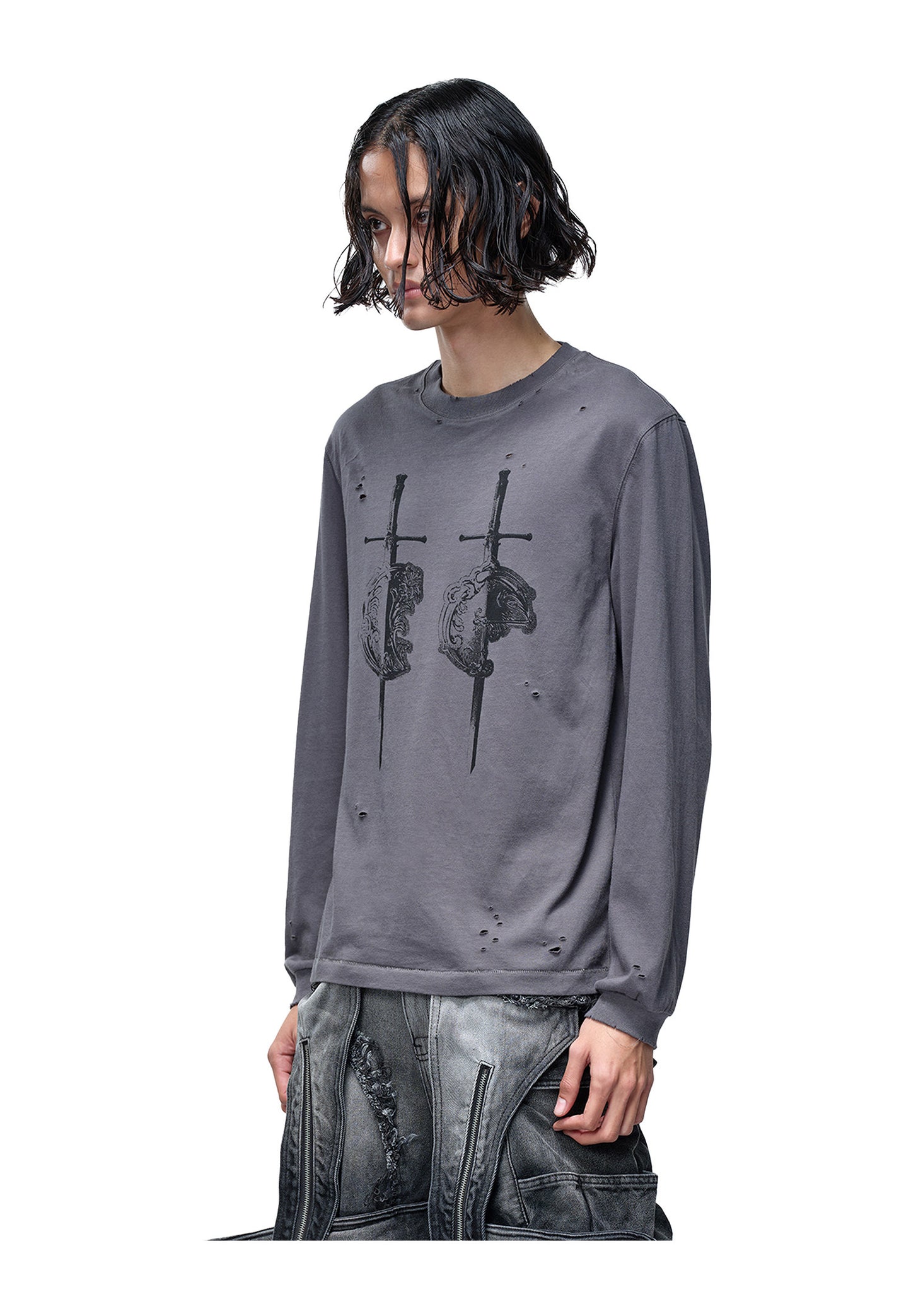Dawn Moonlight Sword Shield Long Sleeves