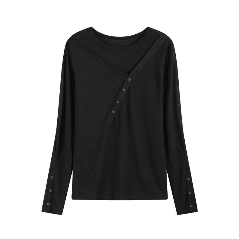 "Shale" three pattern double base layer long T-shirts