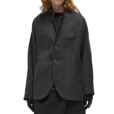 Japanese fed suit collar button jacket