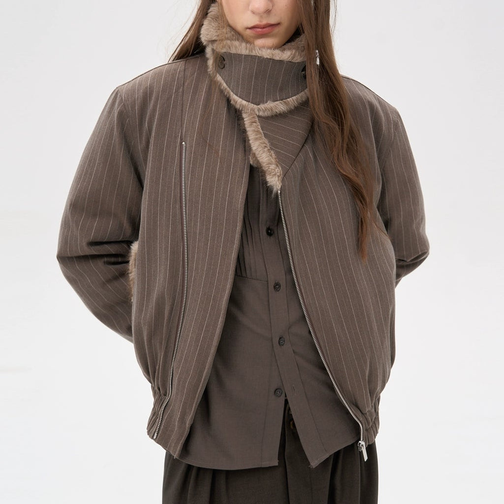 Striped Padded Jackets