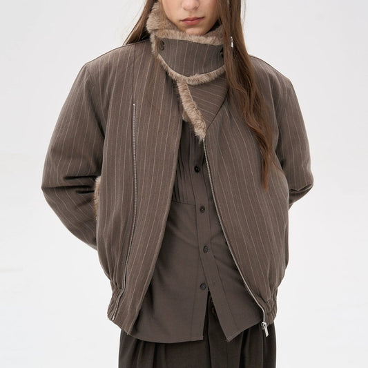 Striped Padded Jackets