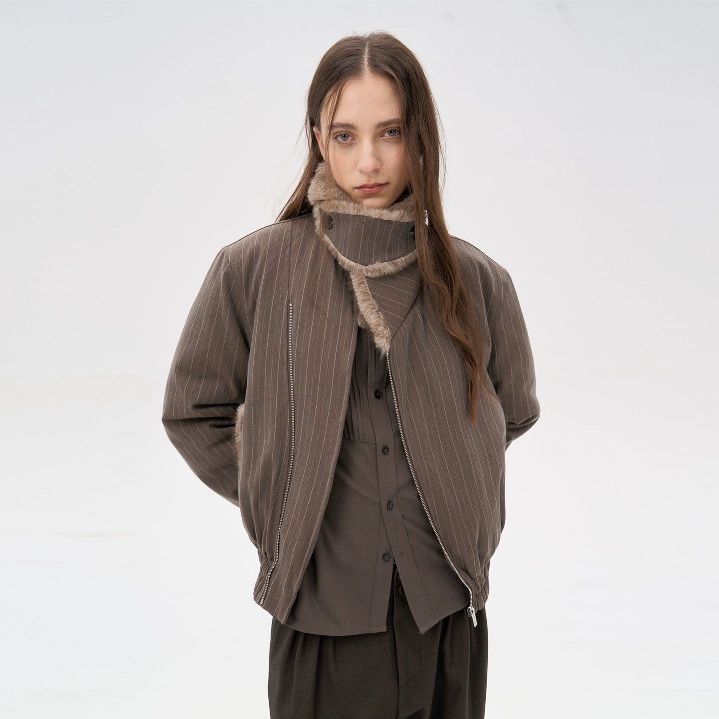 Striped Padded Jackets