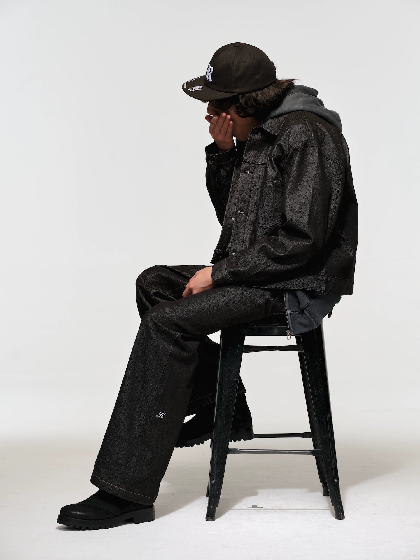 Original Cow Short Wide Denim Jacket