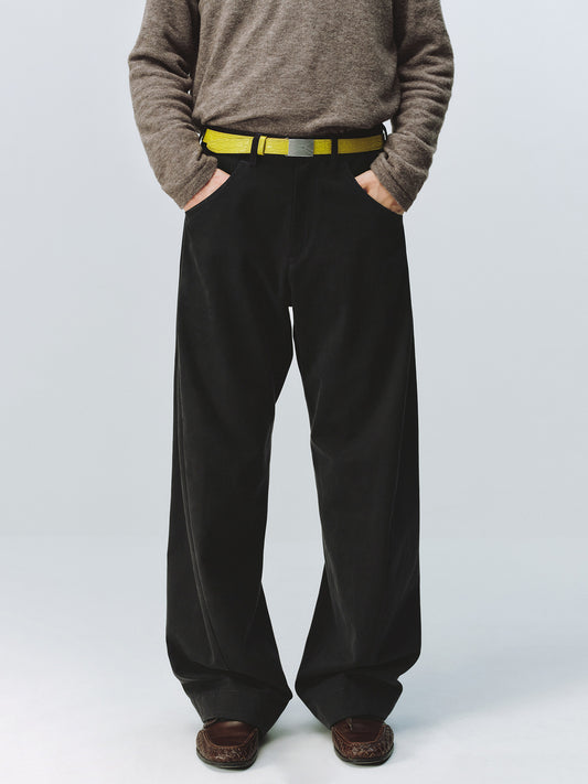 Sand-washed Engineered Trousers
