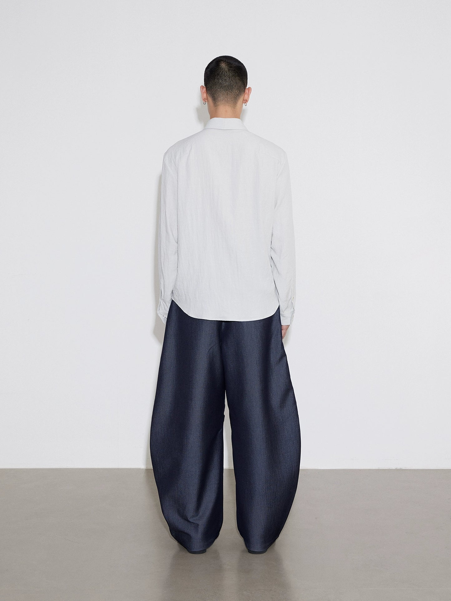 Scimitar Pleated 3D Cut Trouser