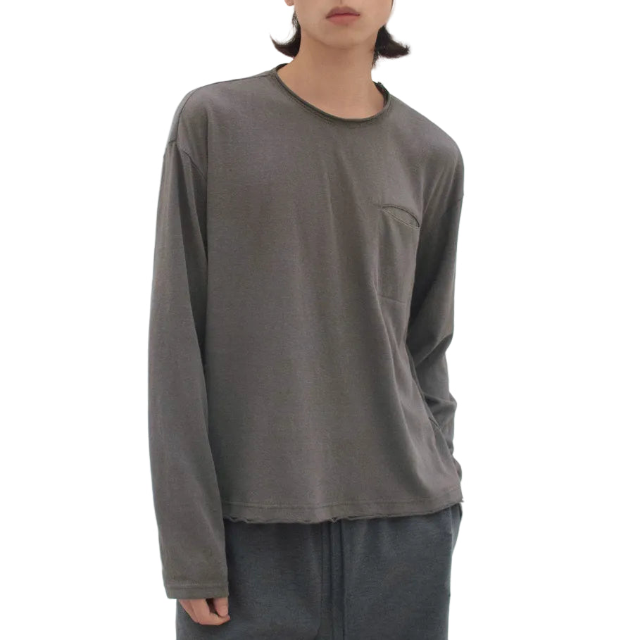Rolled edge base long sleeves