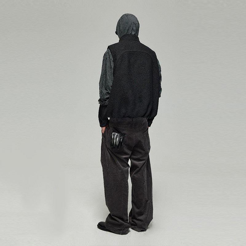 Jacquard Tweed Padded Vest