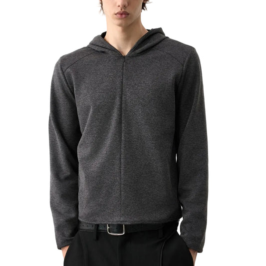 Linen blend Hooded Sweatshirt