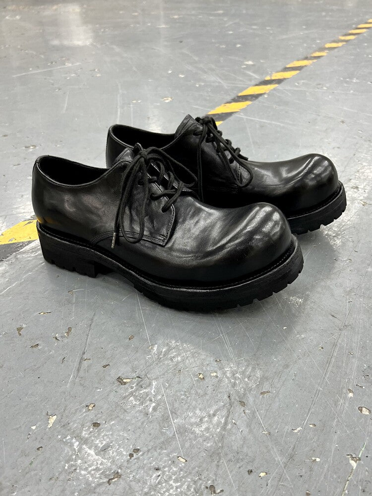 Hand-stitched horse skin Derby
