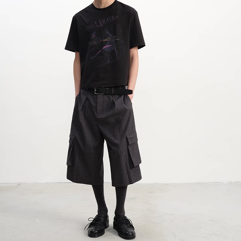 Baguette print short sleeve t-shirts