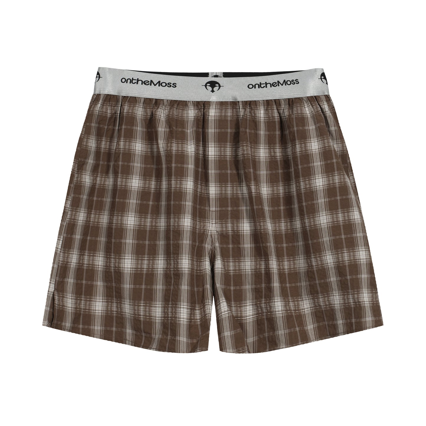 Checked boxer shorts