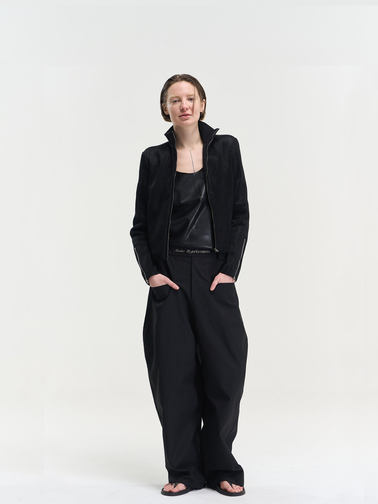 Pit strip hump shoulder jacket