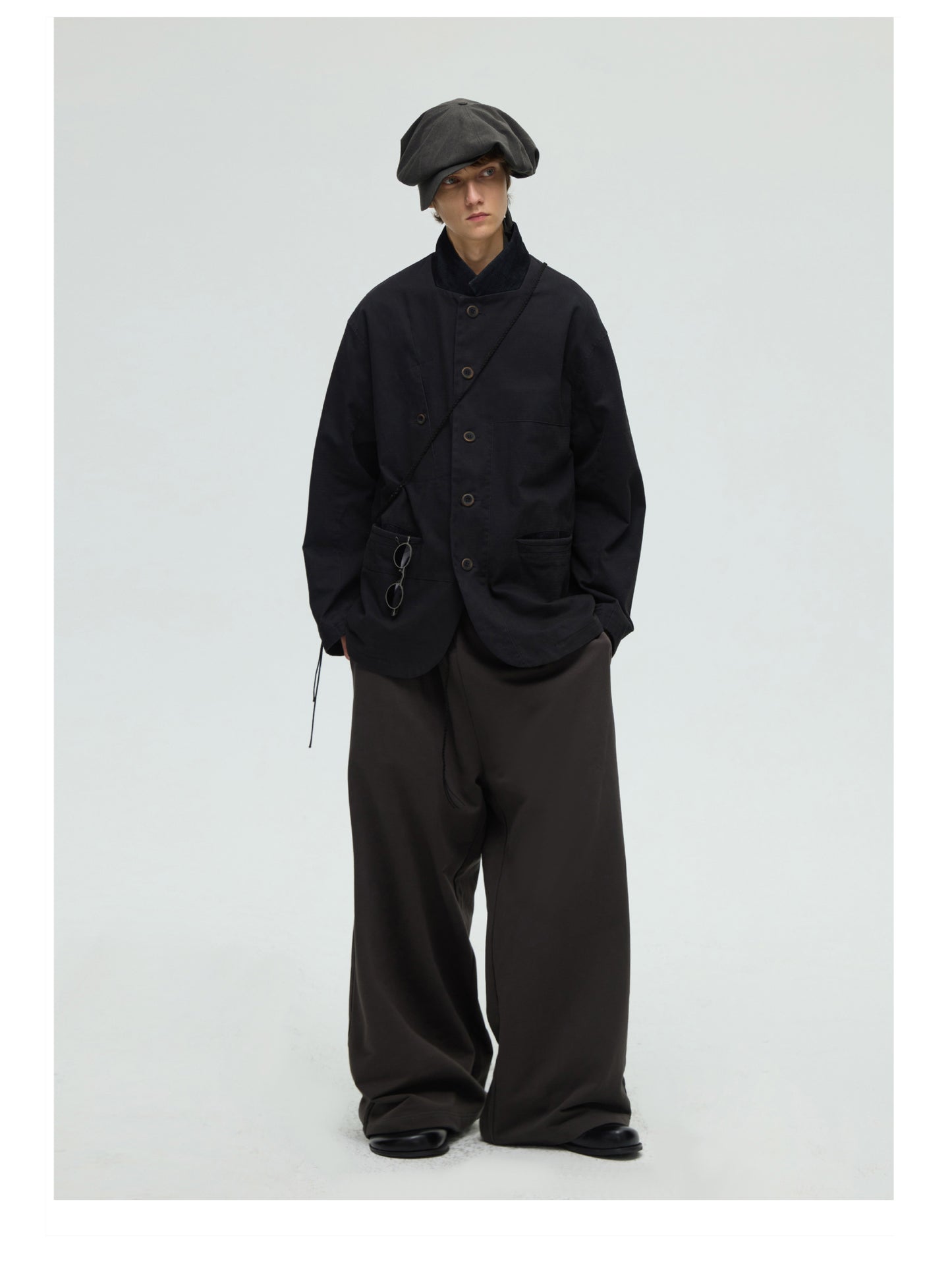 Vintage Washed Suit Stitched Jacket