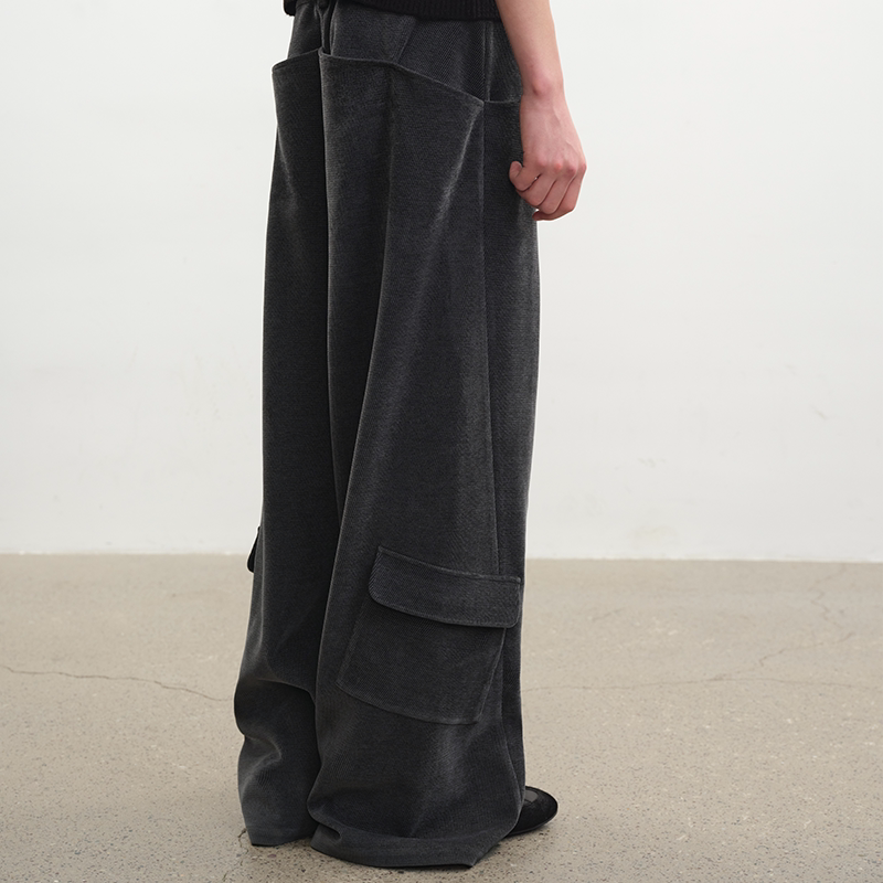 Twill Corduroy loose Pants