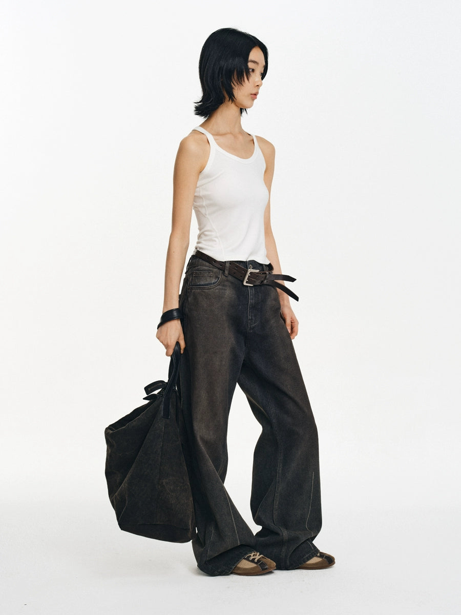 Distressed Blood Stain Jeans