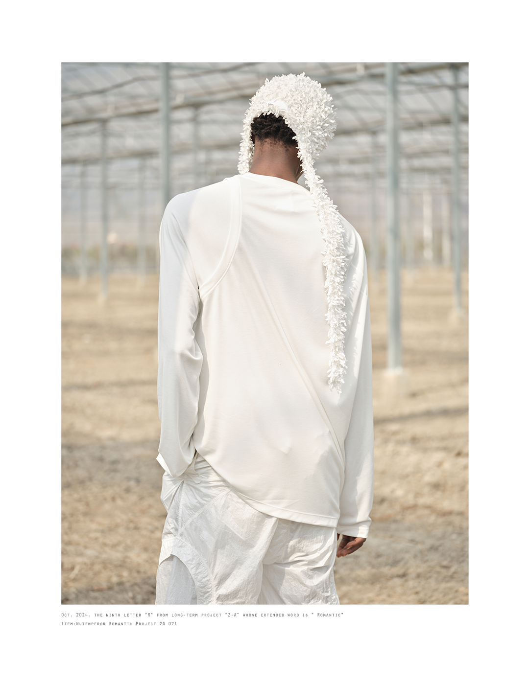 Soft asymmetrical long-sleeve t-shirt