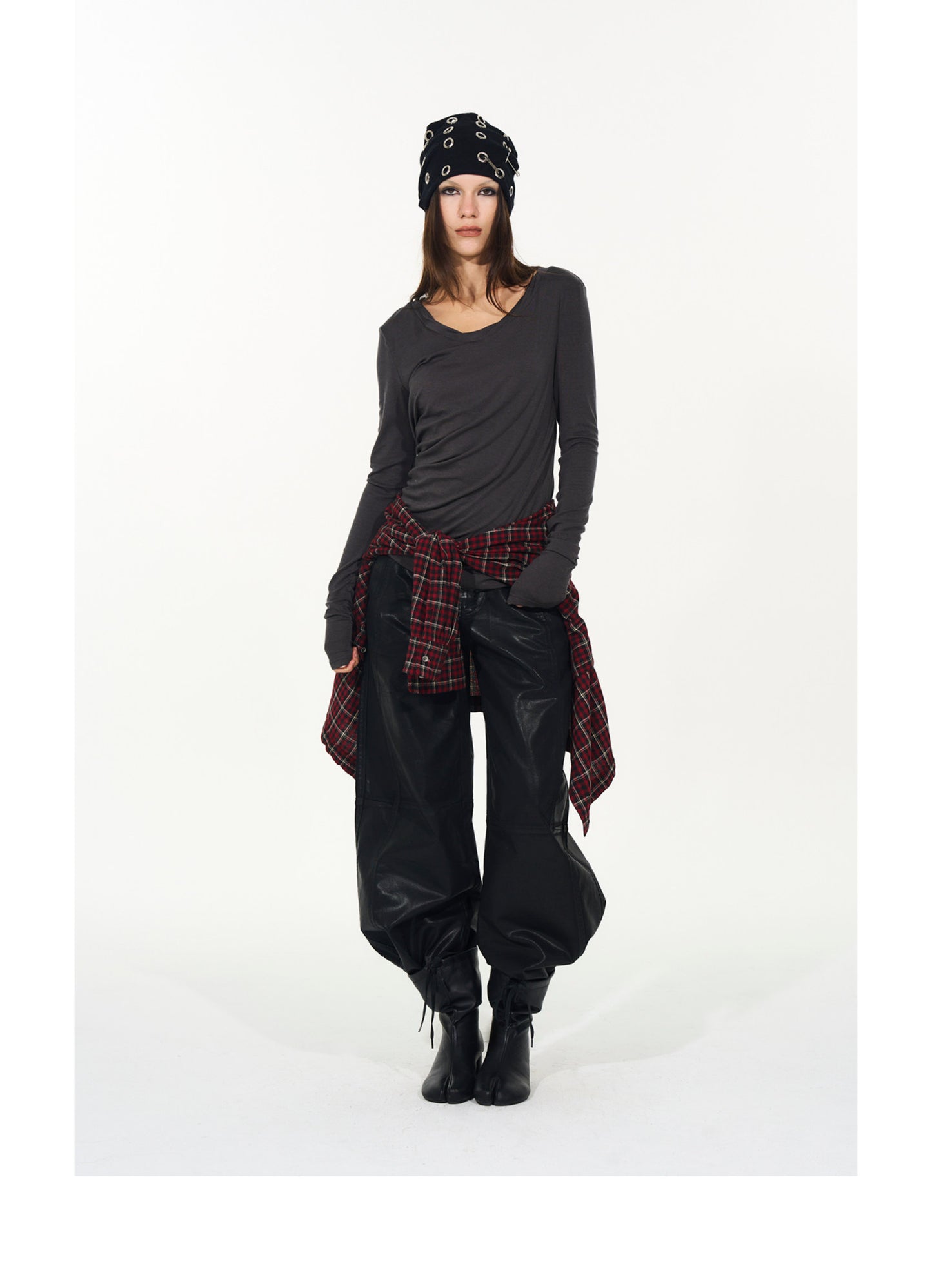 Twist Pleated Stacked T-shirts