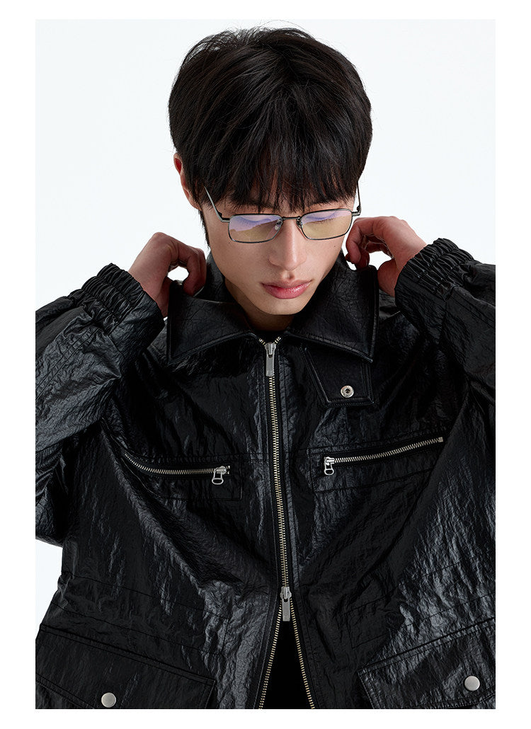 PU-coated Safari Jacket